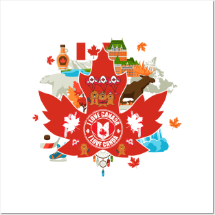 canada day Posters and Art